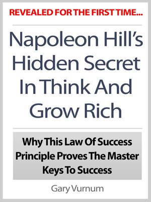 cover image of Napoleon Hill's Hidden Secret In Think and Grow Rich